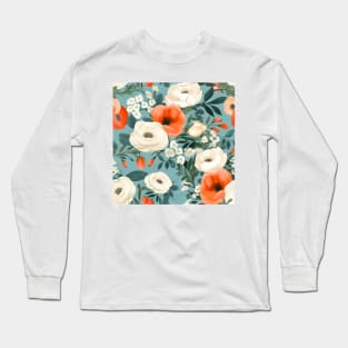 Wedding Flowers Pattern 21 Long Sleeve T-Shirt